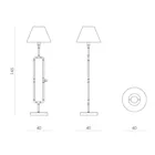 LGH0010 - Floor lamp of copper tubes PORTAL II