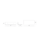 ASH0040 - Steel wall shelf PENGIUN black