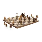 377601-656 - WOBBLE Chess Set Walnut