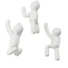 318165-660 - BUDDY wall hook (3) Assortment, white