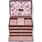 72.501.360.102 - Jewellery case Jasmin, bordeaux