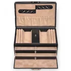 27.107.010.443 - Jewellery case Eva New Classic, black (leather)