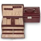 27.107.010.143 - Jewellery case Eva New Classic, bordeaux (leather)