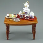 001.850/1 - Biedermeier table "tea time", Miniature