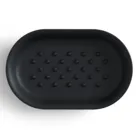 1013454-040 - JUNIP oval soap holder, black