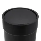 023269-040 - TOUCH Trash can with lid, black