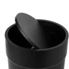 023269-040 - TOUCH Trash can with lid, black