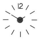 1005400-040 - BLINK Wall Clock, black