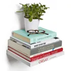 1005073-560 - CONCEAL Floating Shelves made of metal, set of 3, silver, large