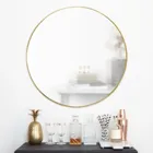 1012715-104 - HUBBA 86 Round Mirror, brass