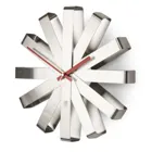 118070-590 - RIBBON wall clock, 30 cm, silver