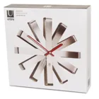 118070-590 - RIBBON wall clock, 30 cm, silver