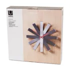 118070-590 - RIBBON wall clock, 30 cm, silver