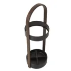 320240-048 - BELLWOOD Umbrella Stand, black/walnut