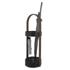 320240-048 - BELLWOOD Umbrella Stand, black/walnut