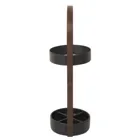 320240-048 - BELLWOOD Umbrella Stand, black/walnut