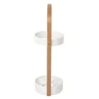 320240-668 - BELLWOOD Umbrella Stand, white/natural