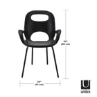 320150-038 - OH chair, black