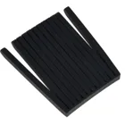 1010039-040 - FANFARE silicone pot coasters, set of 2, black