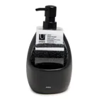 330750-040 - JOEY Soap Pump with scrubby caddy, black