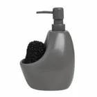 330750-149 - JOEY Soap Pump with scrubby caddy, charcoal