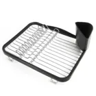 330065-744 - SINKIN Dish Rack, smoke/nickel