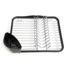 330065-744 - SINKIN Dish Rack, smoke/nickel