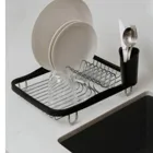 330065-744 - SINKIN Dish Rack, smoke/nickel