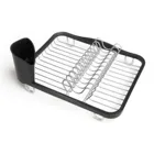 330065-744 - SINKIN Dish Rack, smoke/nickel