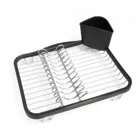 330065-744 - SINKIN Dish Rack, smoke/nickel