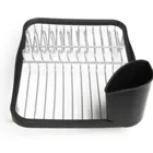 330065-744 - SINKIN Dish Rack, smoke/nickel