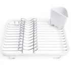 330065-670 - SINKIN Dish Rack, white/nickel