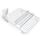 330065-670 - SINKIN Dish Rack, white/nickel