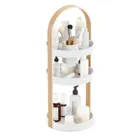 1015098-668 - BELLWOOD Cosmetic Stand, white/ natural