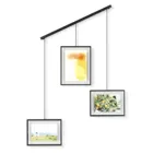 1016057-040 - EXHIBIT Photo Frame, hanging on rod, 3 pieces, black