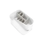 1016977-910 - GLAM cosmetic organizer, white / gray