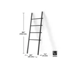 1017445-040 - LEANA clothes ladder, black