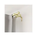 1014402-104 - CAPPA 1 double curtain rod 305-457, brass