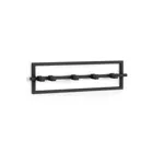 1016881-040 - CUBIKO 5 coat rack with 5 movable hooks, black