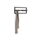 1016881-040 - CUBIKO 5 coat rack with 5 movable hooks, black