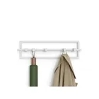 1016881-660 - CUBIKO 5 coat rack with 5 movable hooks, white