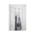 1004045-048 - ESTIQUE multifunctional door coat rack, black / walnut