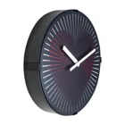 3221 - Wall Clock "Motion Heart Red", Plastic, Black, Ø 30 cm