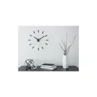 2610ZW - Wall Clock "Plug Inn", Stainless Steel/Plastic, Black, Ø 58 cm