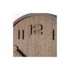 3096BR - Wall Clock "Wood Wood Medium", Wood, Brown, Ø 35 cm