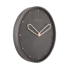 3197ZW - Wall Clock "Cross", Polyresin, Black, Ø 35 cm