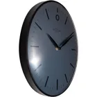 3256ZW - Glamour Small" designer wall clock, noiseless, black, 30 cm