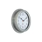 4301GA - Wall Clock "Poppy", Metal, Galvanized, Ø 22 cm