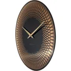 8186CO - Wall Clock "Sahara", Glass, Copper, Ø 43 cm