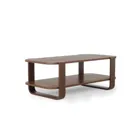 1017427-746 - BELLWOOD Coffee table with 2 levels, walnut antique